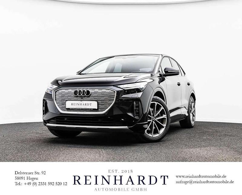 Mythosschwarz metallic Gebraucht 2023 Audi Q4 Sportback e-tron Advanced SUV | 36.830 € (Teuer) - Bild 1/1