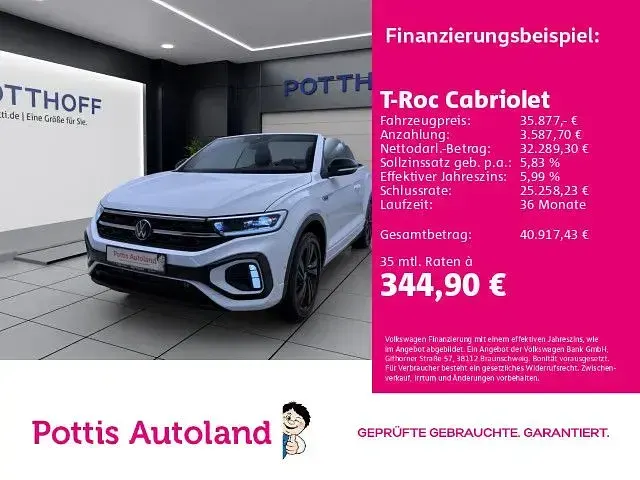 Gebraucht VW T-Roc Cabriolet R-line 150 PS (110 kW) 2025 Cabrio