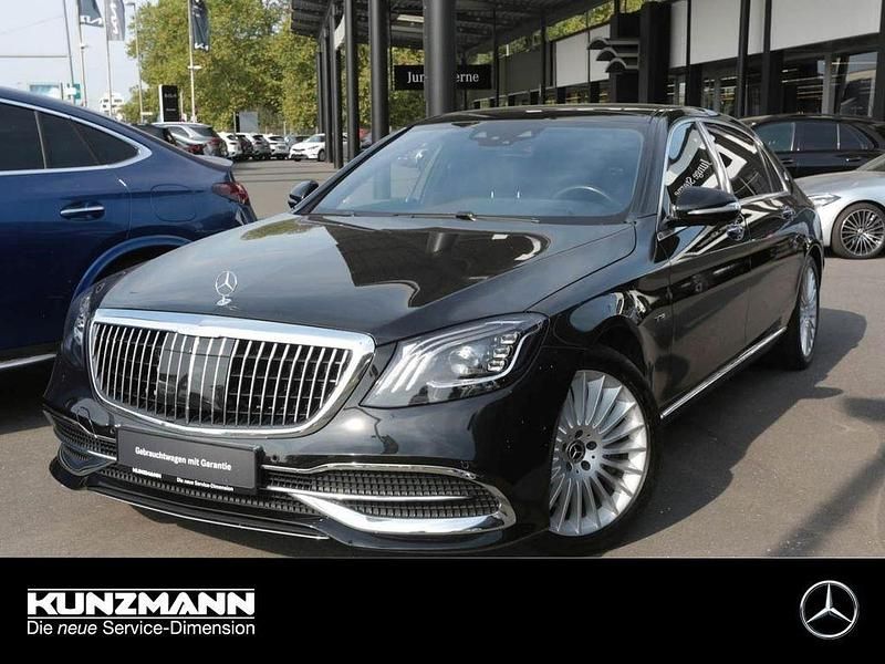 Obsidianschwarz metallic Gebraucht 2018 Mercedes S650 Maybach Limousine | 110.727 € - Bild 1/4