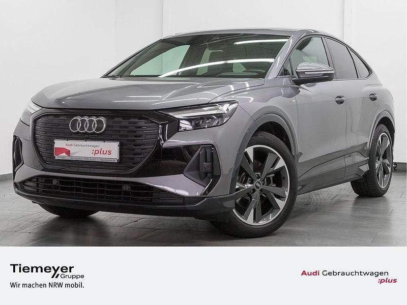 Taifungrau metallic Gebraucht 2022 Audi Q4 Sportback e-tron Ambiente SUV | 32.330 € (Etwas zu teuer) - Bild 1/4