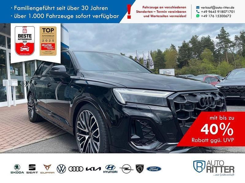 Schwarz Neu 2025 Audi Q7 S-Line SUV | 87.990 € (Superpreis) - Bild 1/4