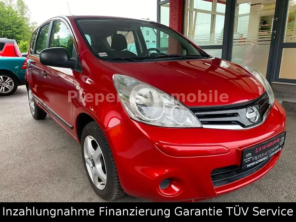 Gebraucht Nissan Note Visia 88 PS (64 kW) 2009 Rot Kleinwagen