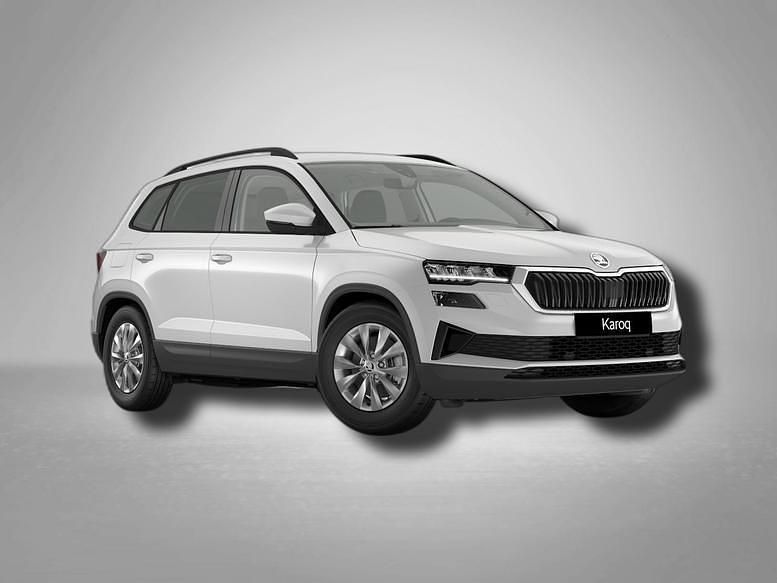 Neu Skoda Karoq Selection 150 PS (110 kW) 2025 Moonweiß perleffekt SUV