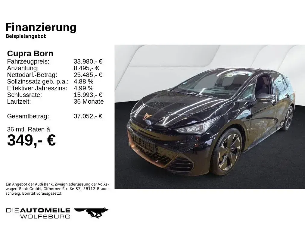 Gebraucht Cupra Born 169 kW (231 PS) 2025 Mythosschwarz Kleinwagen