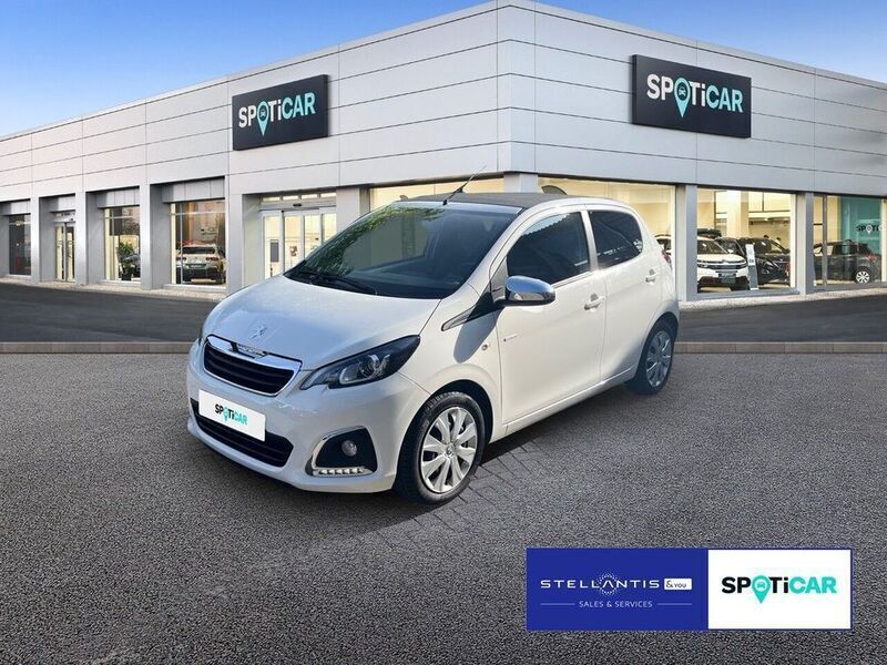 Weiß Gebraucht 2021 Peugeot 108 Style Kleinwagen | 9.290 € (Guter Preis) - Bild 1/4