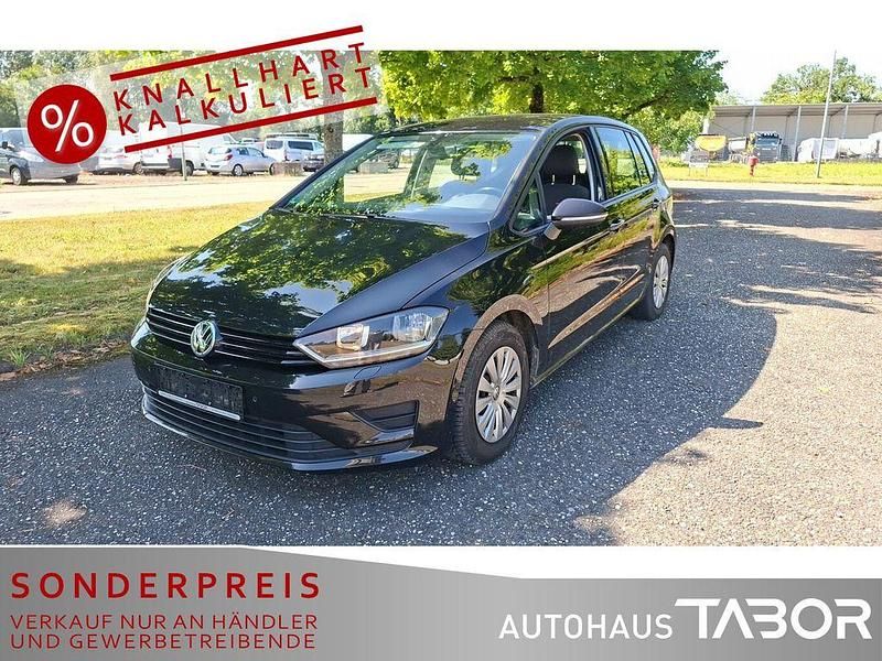 Deep black perleffekt Gebraucht 2014 VW Golf Sportsvan Trendline Van / Kleinbus | 7.385 € (Guter Preis) - Bild 1/4