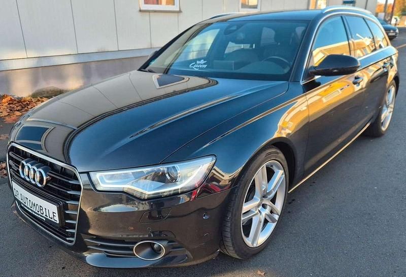 Phantomschwarz perleffekt Gebraucht 2014 Audi A6 S-Line Kombi | 11.800 € (Guter Preis) - Bild 1/4