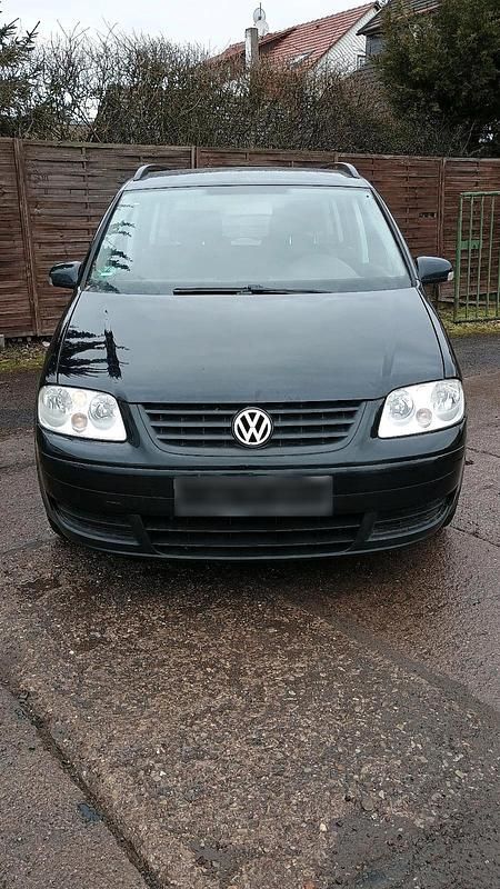 Gebraucht VW Touran 102 PS (75 kW) 2003 Schwarz Van / Kleinbus