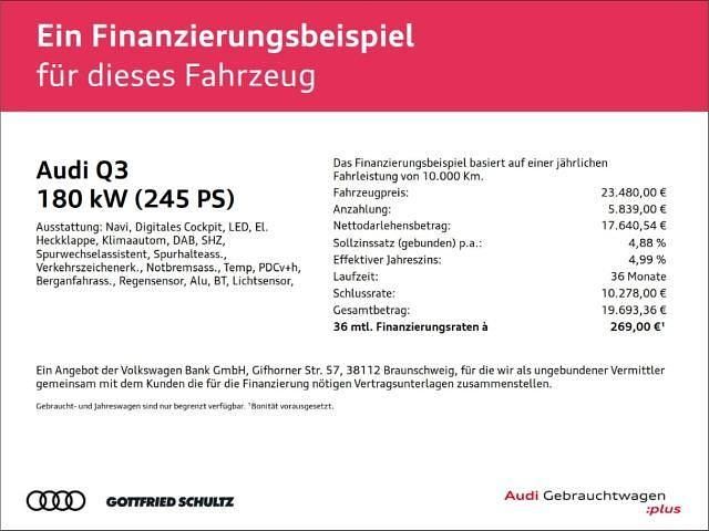 Gebraucht Audi Q3 245 PS (180 kW) 2022 Weiss SUV