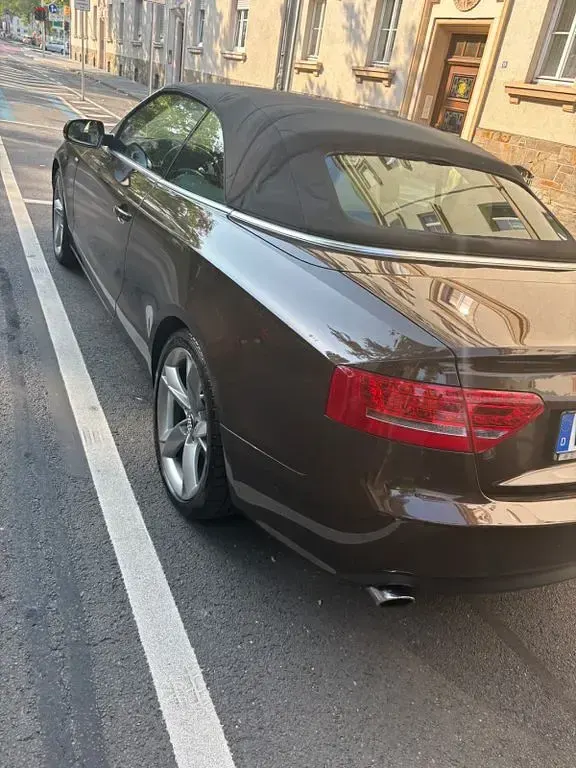Gebraucht Audi A5 Cabriolet S-Line 211 PS (155 kW) 2009 Braun Cabrio