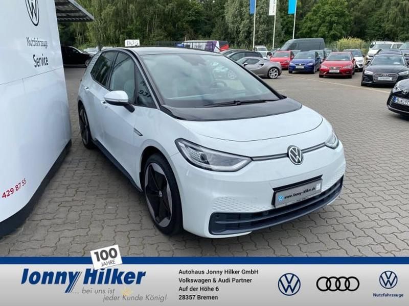 Gebraucht VW ID.3 Pro 150 kW (204 PS) 2021 Weiß metallic Kleinwagen