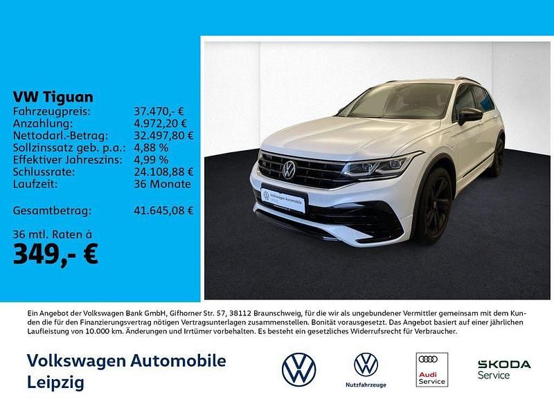 Weiß Gebraucht 2023 VW Tiguan R-line SUV | 37.470 € (Fairer Preis) - Bild 1/3