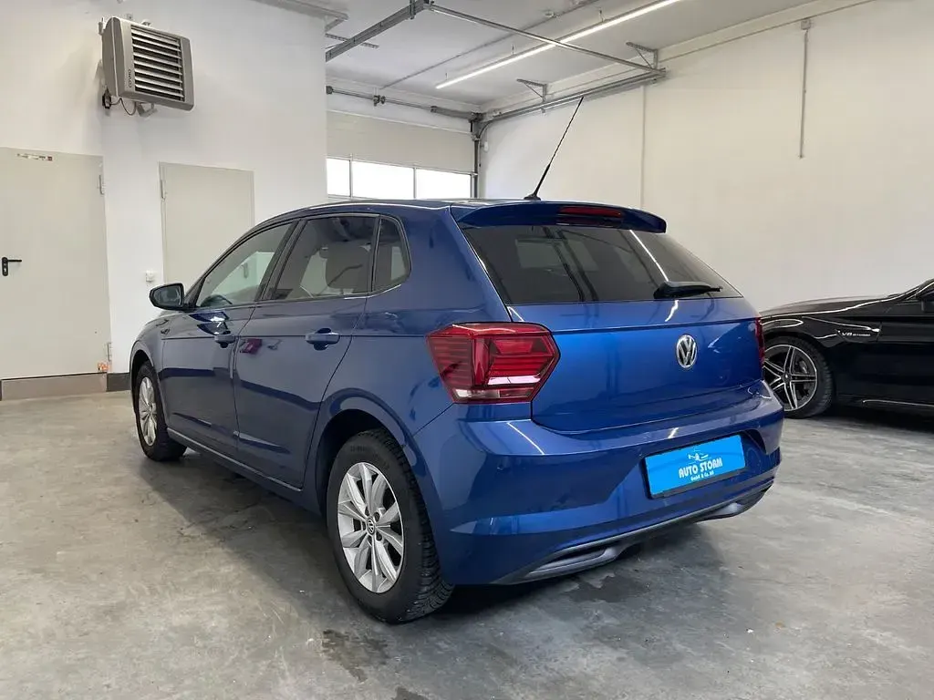 Gebraucht VW Polo Highline 95 PS (69 kW) 2019 Blau Kleinwagen