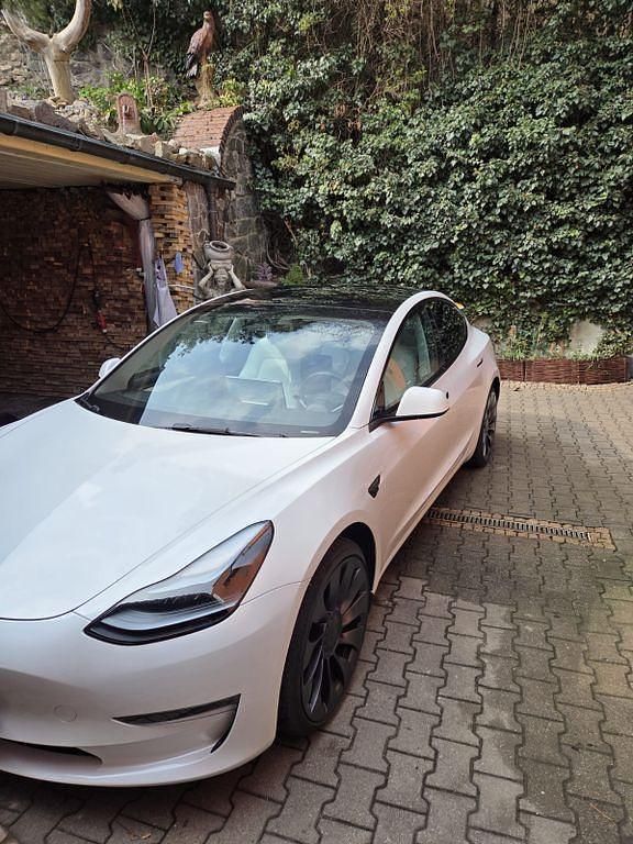Gebraucht Tesla Model 3 Performance 377 kW (513 PS) 2023 Weiß Limousine