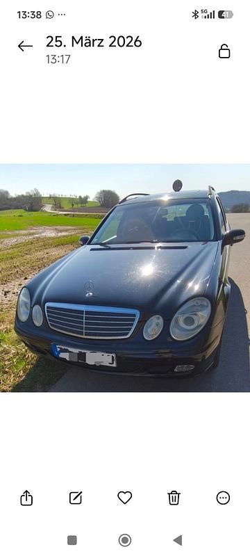 Gebraucht Mercedes E200 163 PS (119 kW) 2004 Schwarz Kombi