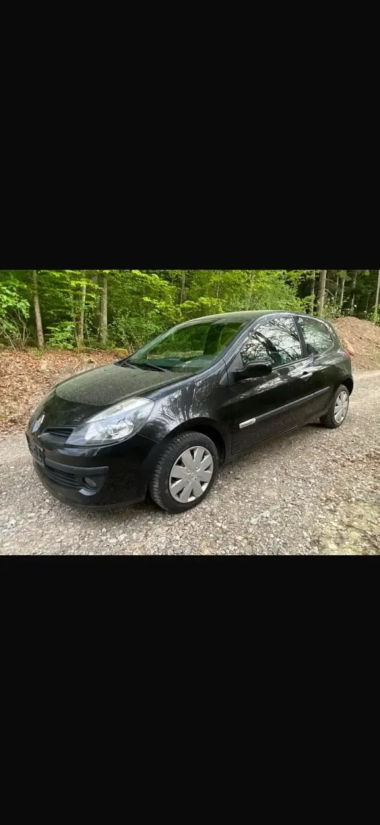 Gebraucht Renault Clio III 75 PS (55 kW) 2008 Schwarz Kleinwagen