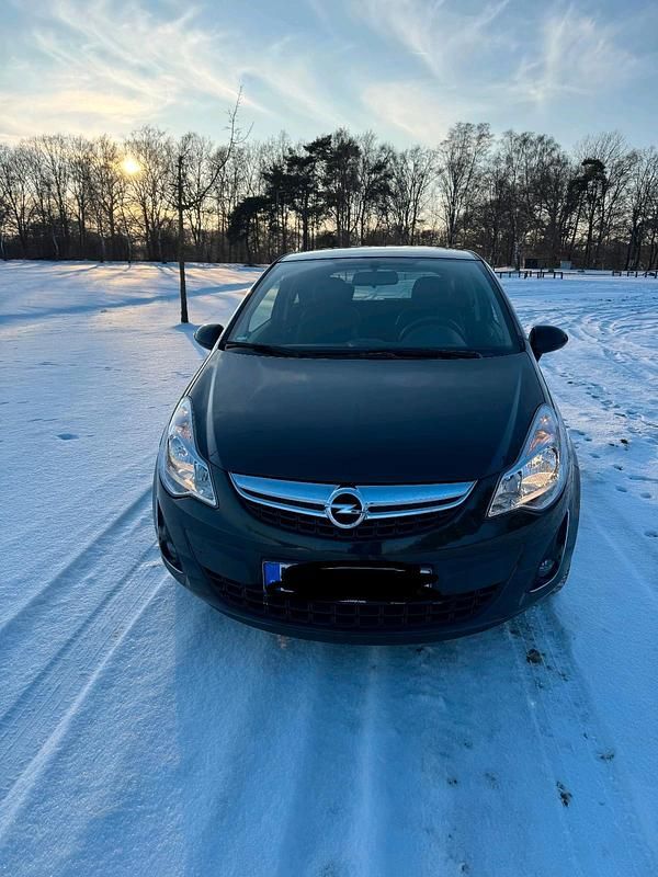 Gebraucht Opel Corsa 69 PS (50 kW) 2012 Schwarz Kleinwagen