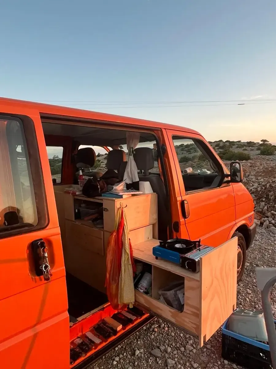 Gebraucht VW T4 68 PS (50 kW) 2001 Orange Van