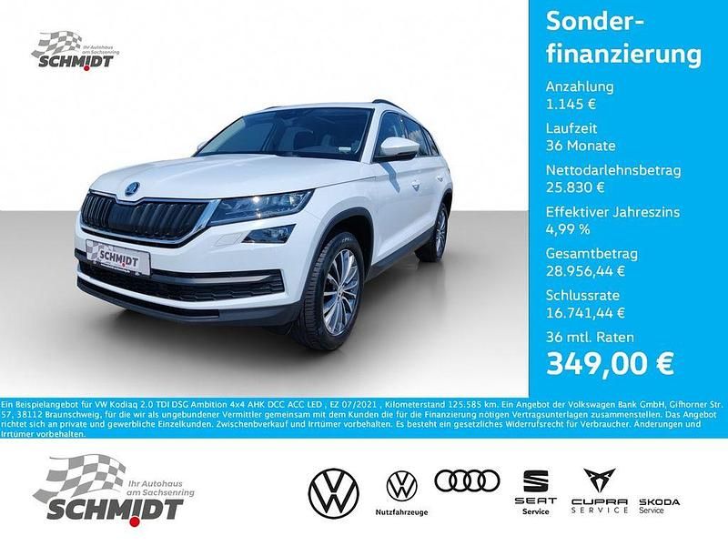Weiß Gebraucht 2021 Skoda Kodiaq Ambition SUV | 26.975 € (Superpreis) - Bild 1/4