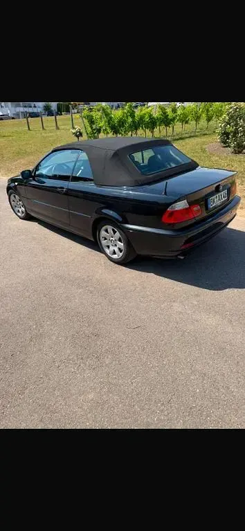 Gebraucht BMW 325 Cabriolet 192 PS (141 kW) 2003 Schwarz Cabrio