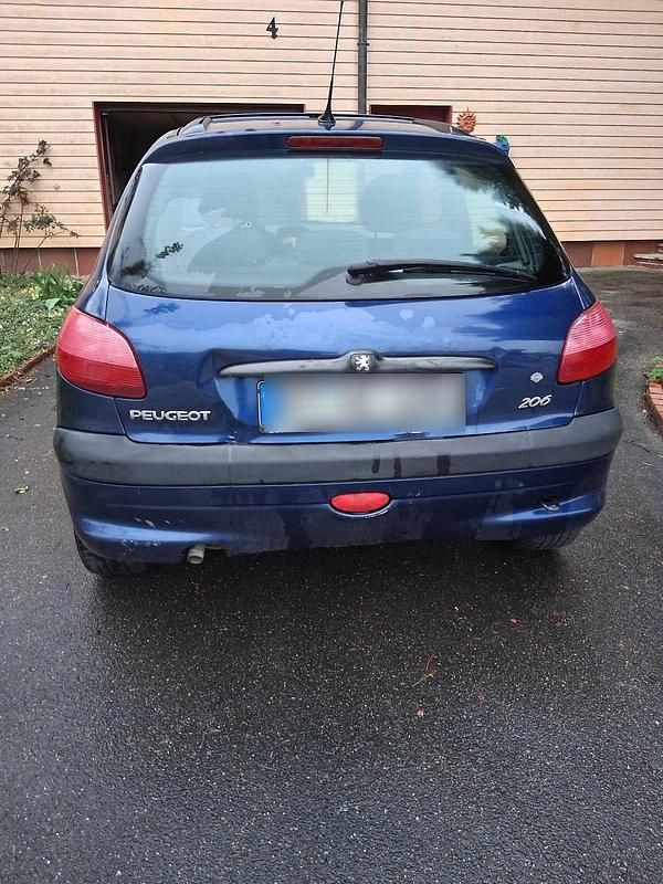 Gebraucht Peugeot 206 59 PS (43 kW) 2003 Blau Kleinwagen
