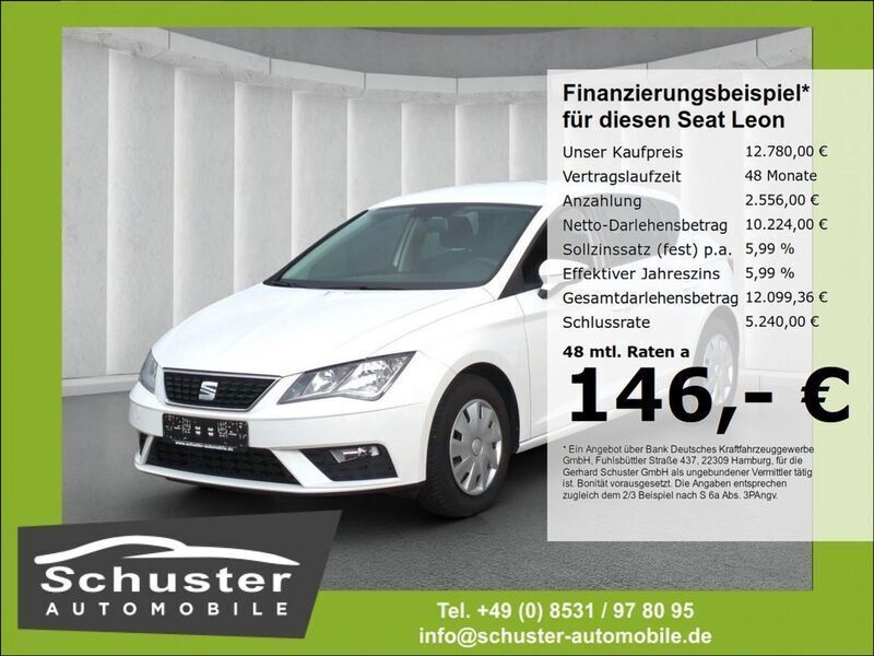 Weiss Gebraucht 2021 Seat Leon Limousine | 12.780 € (Superpreis) - Bild 1/1