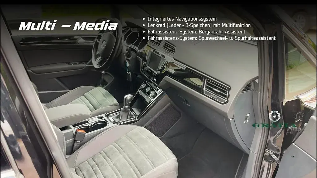 Gebraucht VW Touran Highline 150 PS (110 kW) 2017 Schwarz Van / Kleinbus
