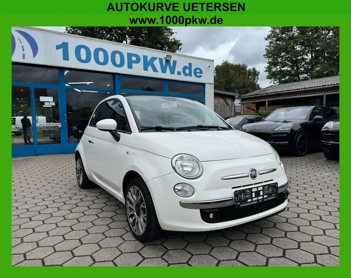 Gebraucht Fiat 500C Lounge 101 PS (74 kW) 2009 Weiß Cabrio