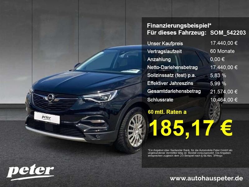 Schwarz Gebraucht 2021 Opel Grandland X Design Edition SUV | 17.440 € (Guter Preis) - Bild 1/4