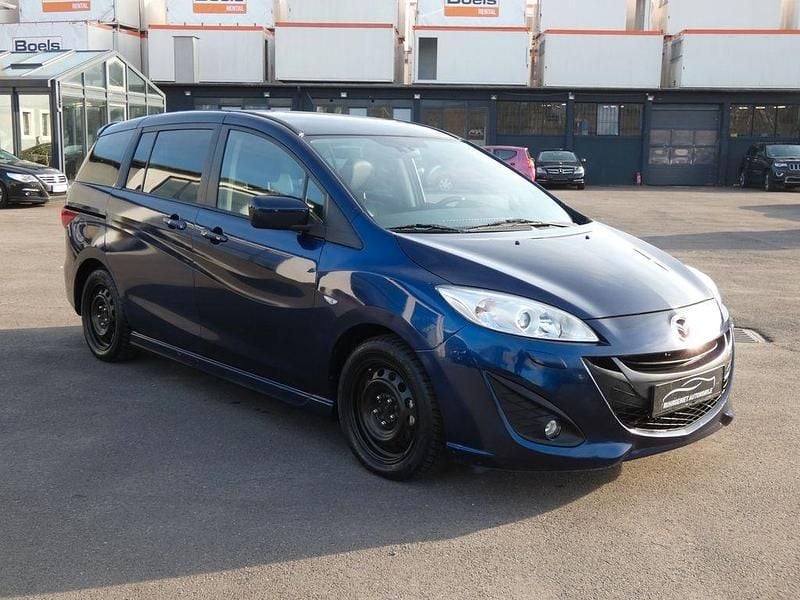 Gebraucht Mazda 5 Sports-Line 150 PS (110 kW) 2012 Blau Van / Kleinbus