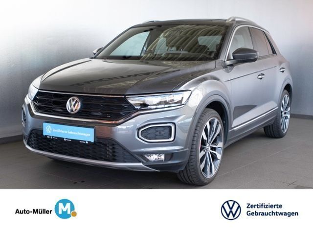 Indiumgrau metallic (metallic) Gebraucht 2018 VW T-Roc Sportline SUV | 25.980 € (Etwas zu teuer) - Bild 1/4