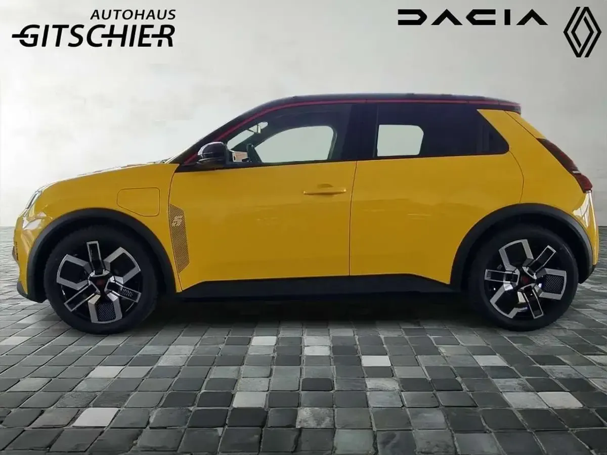 Neu Renault 5 E-Tech Urban 89 kW (122 PS) 2026 Pop yellow!, black pearlschwarz Limousine
