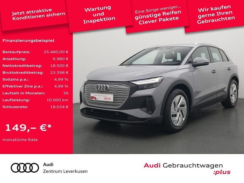 Grau Gebraucht 2023 Audi Q4 e-tron Comfort SUV | 25.480 € (Guter Preis) - Bild 1/4