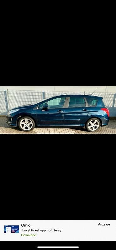 Gebraucht Peugeot 308 120 PS (88 kW) 2011 Blau Kombi