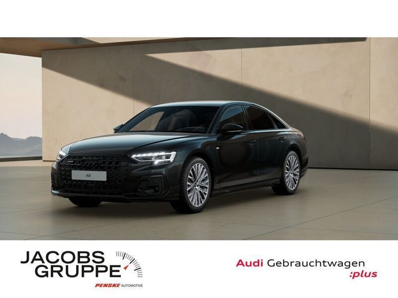 Schwarz Gebraucht 2023 Audi A8 S-Line Limousine | 66.640 € (Guter Preis) - Bild 1/4