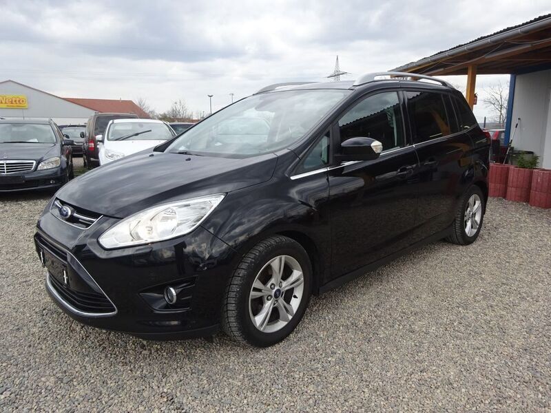 Schwarz Gebraucht 2015 Ford Grand C-Max Titanium Van / Kleinbus | 5.200 € (Superpreis) - Bild 1/4