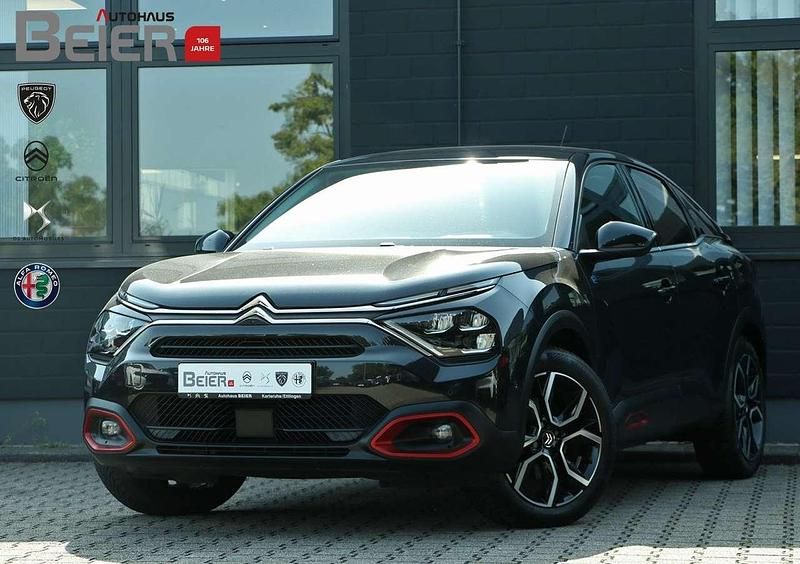 Schwarz Gebraucht 2021 Citroën e-C4 Shine Limousine | 16.380 € (Fairer Preis) - Bild 1/4