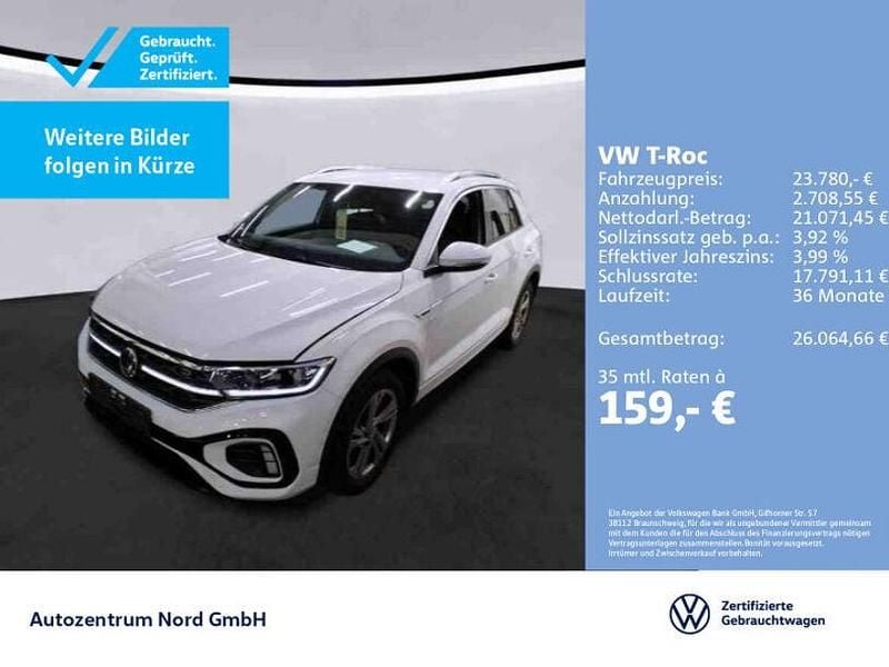 Weiß Gebraucht 2024 VW T-Roc Beats SUV | 23.780 € (Superpreis) - Bild 1/4