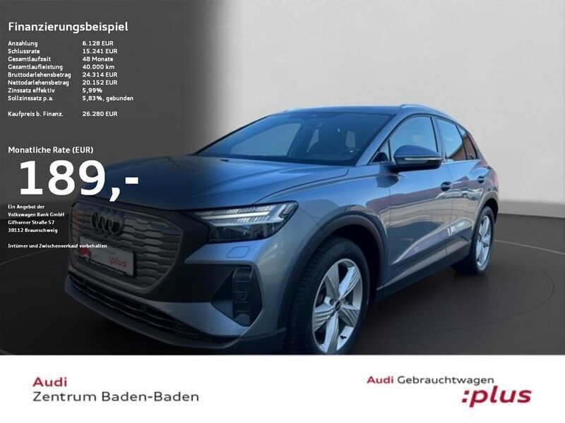 Blau Gebraucht 2022 Audi Q4 e-tron Sport SUV | 26.280 € (Guter Preis) - Bild 1/4