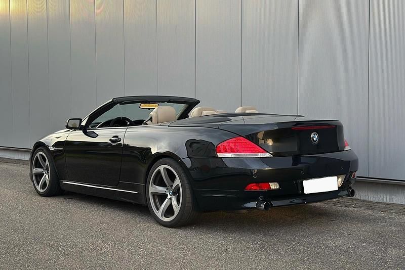 Schwarz Gebraucht 2006 BMW 630 Cabriolet Cabrio | 8.499 € (Guter Preis) - Bild 1/4