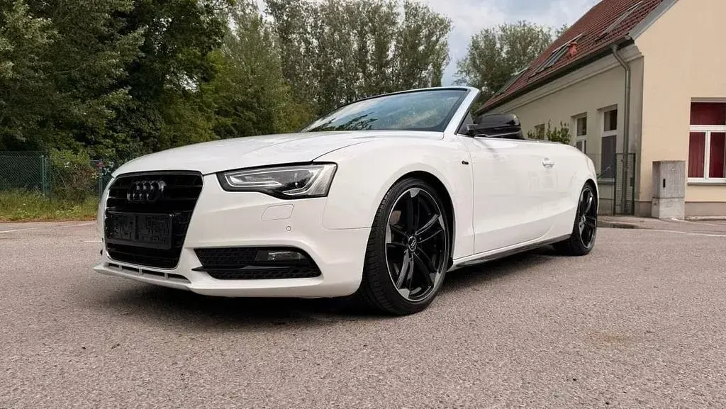 Gebraucht Audi A5 Cabriolet S-Line 204 PS (150 kW) 2012 Weiß Cabrio