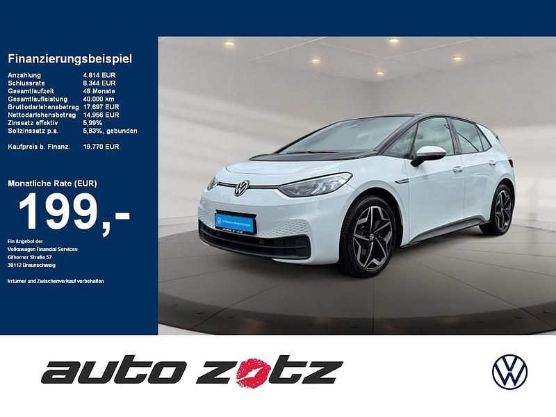 Schwarz Gebraucht 2021 VW ID.3 Pure Kleinwagen | 19.770 € (Fairer Preis) - Bild 1/4