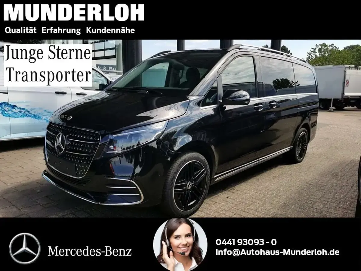 Gebraucht Mercedes V250 Avantgarde 190 PS (139 kW) 2025 Obsidianschwarz metallic Van / Kleinbus