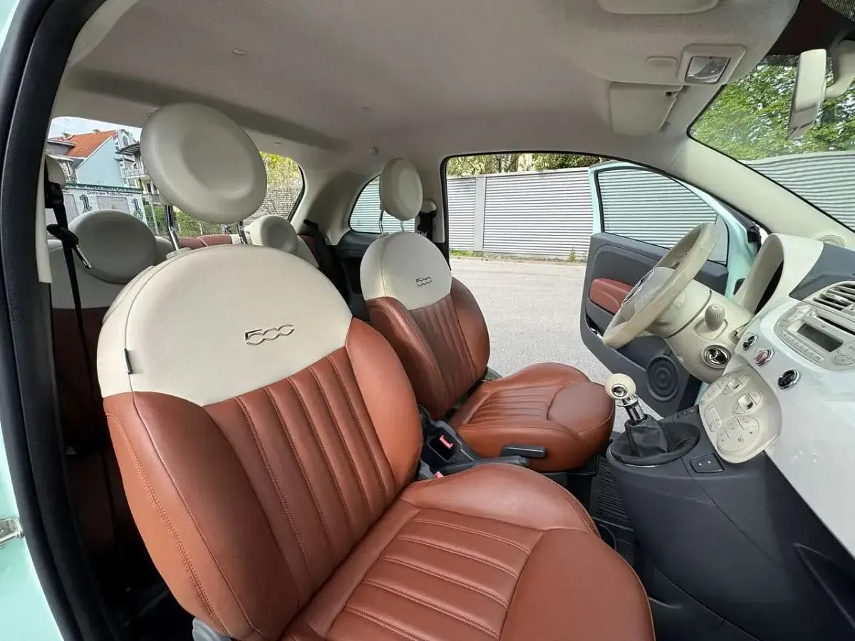 Gebraucht Fiat 500 69 PS (50 kW) 2015 Grün Limousine