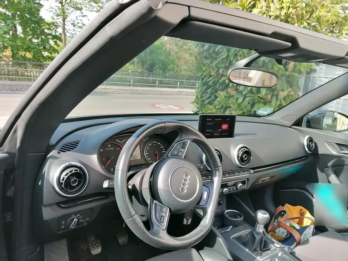 Gebraucht Audi A3 Cabriolet S-Line 150 PS (110 kW) 2014 Schwarz Cabrio