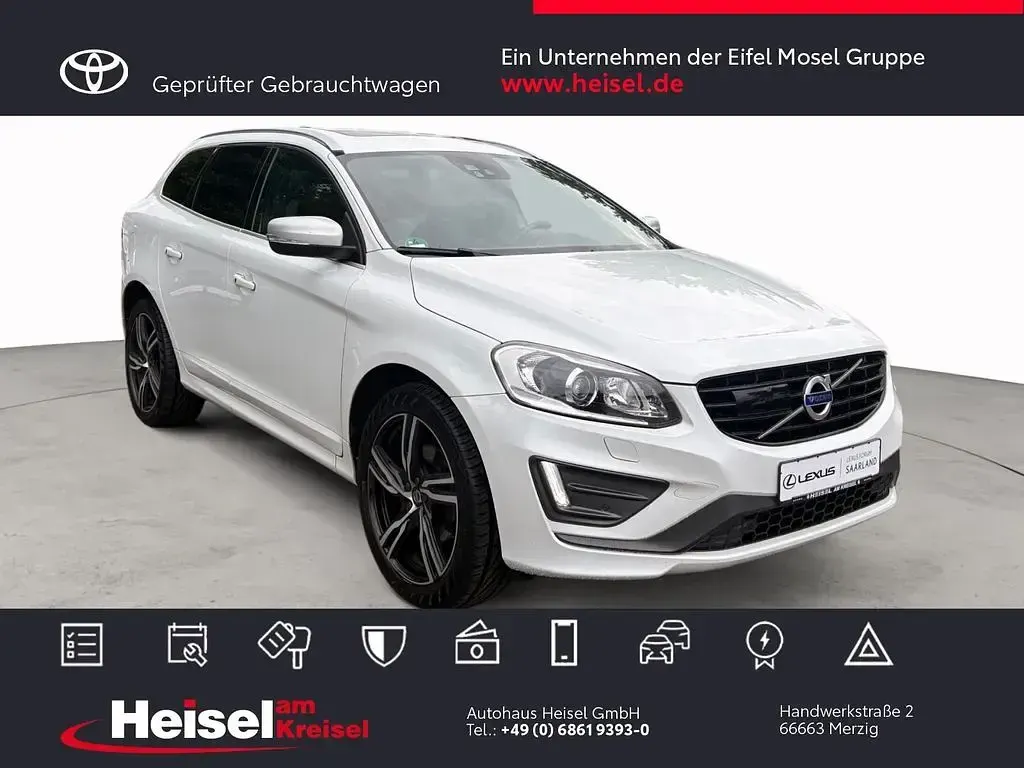Gebraucht Volvo XC60 R-Design 220 PS (161 kW) 2017 Weiß SUV