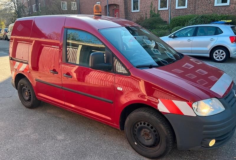 Second-hand VW Caddy 105 CP (77 kW) 2007 Roșu Monovolum