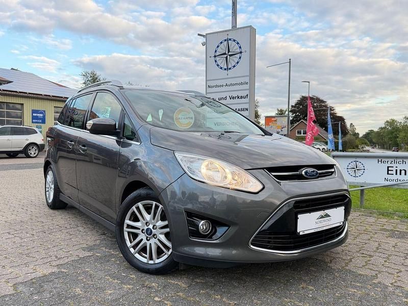 Grau Gebraucht 2015 Ford Grand C-Max Titanium Van / Kleinbus | 7.890 € (Guter Preis) - Bild 1/4