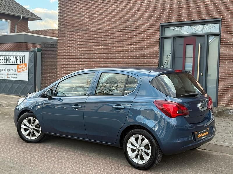 Gebraucht Opel Corsa Edition 90 PS (66 kW) 2016 Blau Kleinwagen
