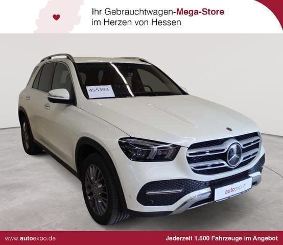 Manufaktur diamantweiß bright metallic Gebraucht 2023 Mercedes GLE300 Exclusive SUV | 54.990 € (Superpreis) - Bild 1/4